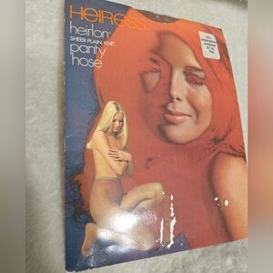 Heiress Heirlon High Noon Average Sheer Plain Knit Pantyhose NIP